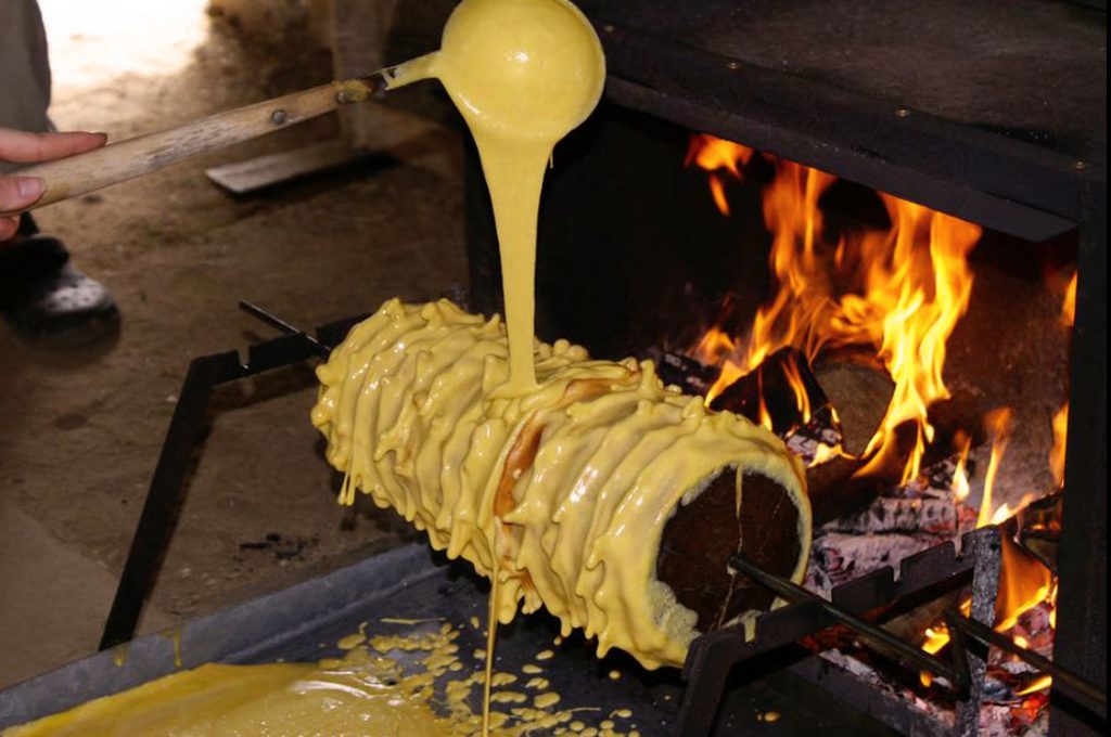 Recette du gâteau à la broche